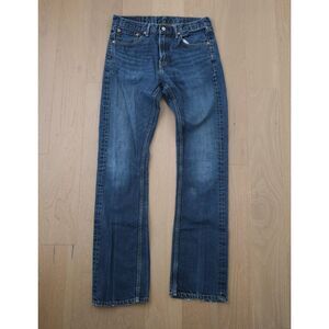 Levi's 527 Bootcut Jeans Men's Size 31x34 Blue Denim Medium Wash Distressed